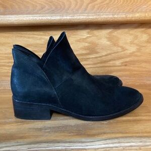 Eileen Fisher suede ankle boots